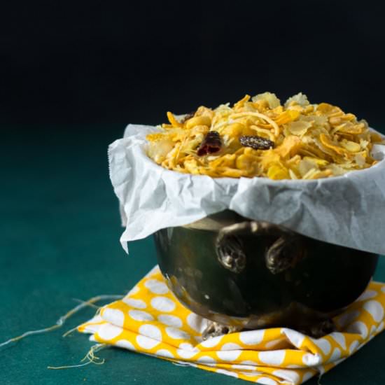 Cornflakes Chivda - Recipe photo by cooking with sapana