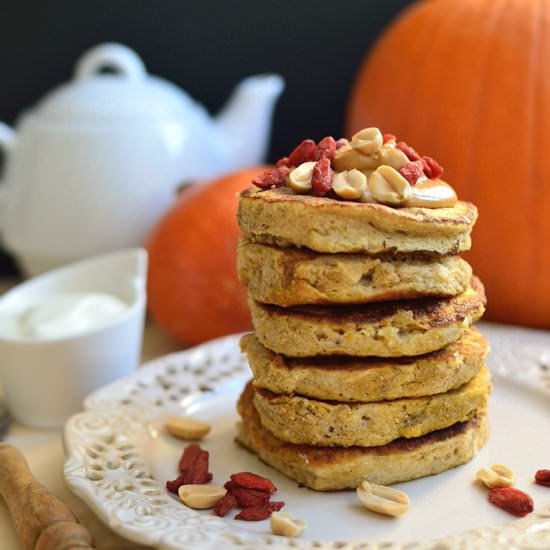 Glutenfree pumpkin pancakes - Recipe photo by planetasmaku