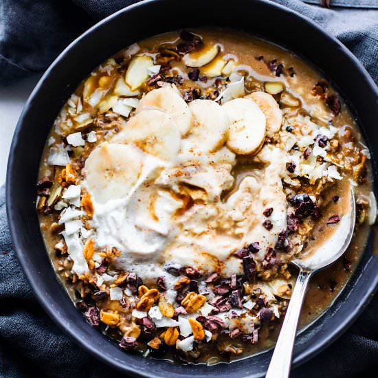 Dirty Chai Detox Breakfast Bowls - Recipe photo by Cotter Crunch