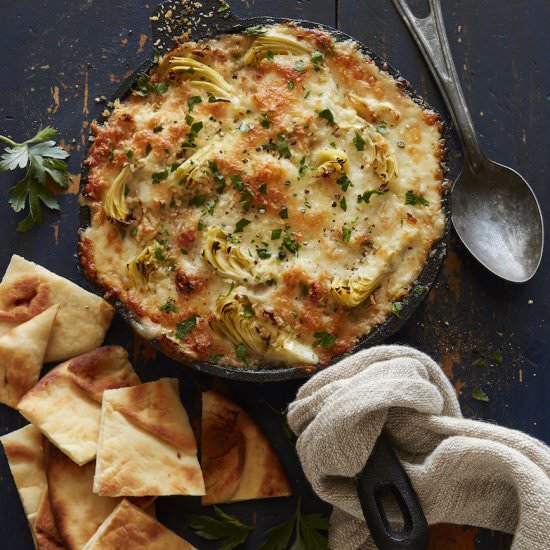 Cheesy Artichoke Dip - Recipe photo by gdalkin