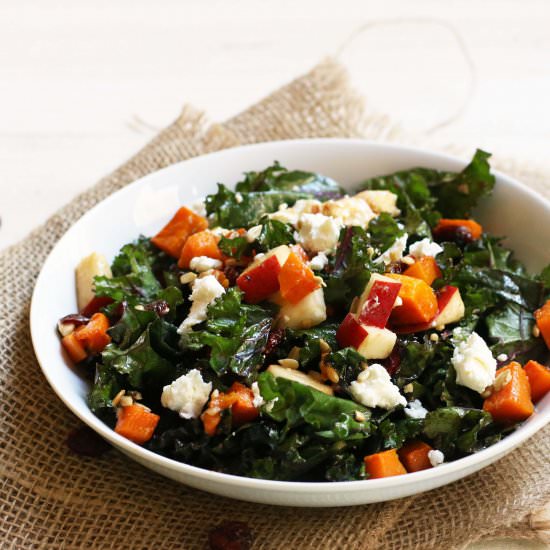 Kale & Butternut Squash Salad - Recipe photo by susanstable