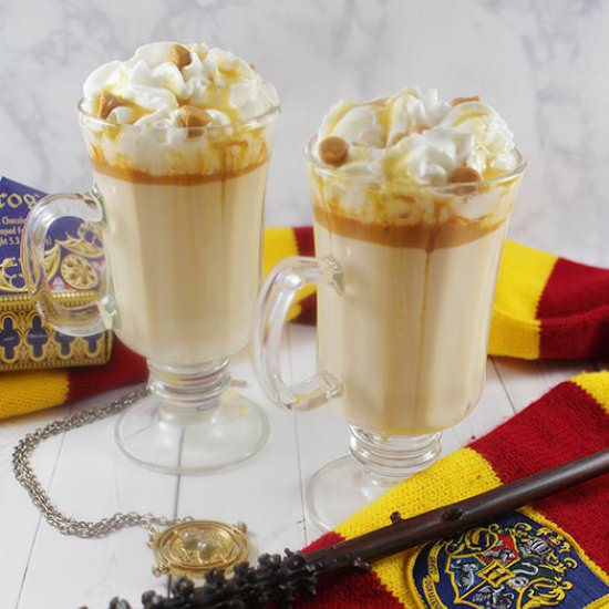 Butterbeer Hot Chocolate - Recipe photo by Savvy in the Kitchen