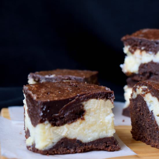 Coffee Cheesecake Brownies - Recipe photo by Rous Sweet Corner