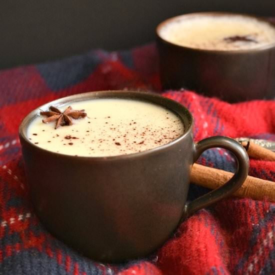 Chai Spiced White Hot Chocolate - Recipe photo by theschmidtywife