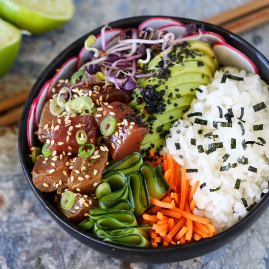 Tuna Poke Bowl - Recipe photo by thesecretlifeofbee