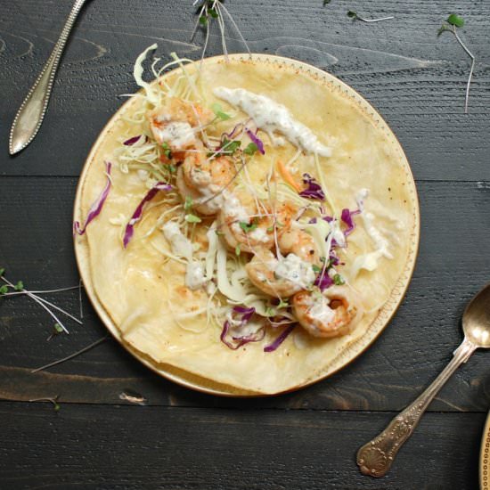 Shrimp Tacos - Recipe photo by theunmanlychef