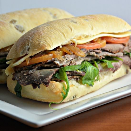 The Best Roast Beef Sandwich - Recipe photo by KitchenDivas