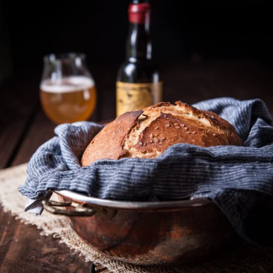 Sour Ale Sourdough Starter & Bread - Recipe photo by TheBeeroness