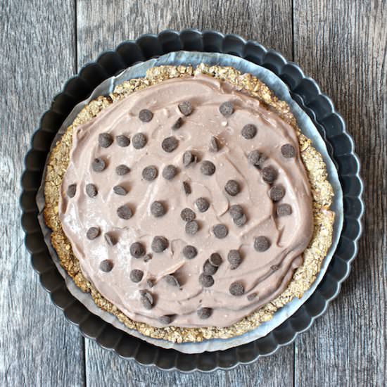 Low-Fat Vegan Pudding Pie Tart - Recipe photo by HealthyHelper