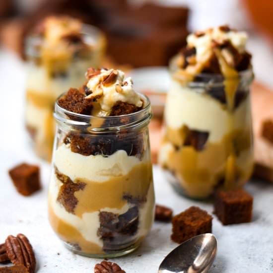 Pumpkin Bread & Maple Cream Pudding - Recipe photo by Gringalicious