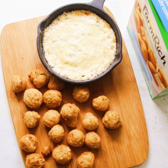 Creamy Parmesan Mushroom Dip - Recipe photo by Margaritas On The Rocks