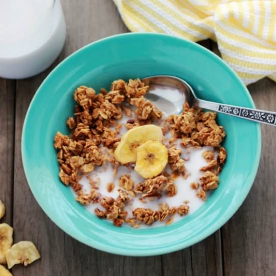Banana Bread Granola - Recipe photo by 1SweetAppetite