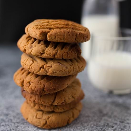 Peanut Butter Apple Cookies (V+GF) - Recipe photo by VibrantFoodStories