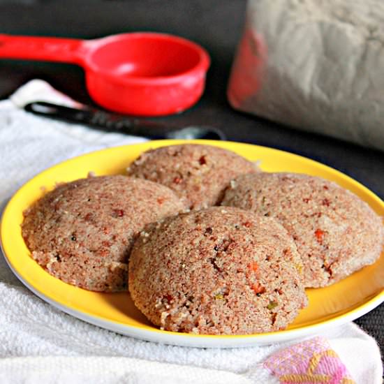 Instant Millet Idlis, Steamed Cakes - Recipe photo by Aromatic Cooking