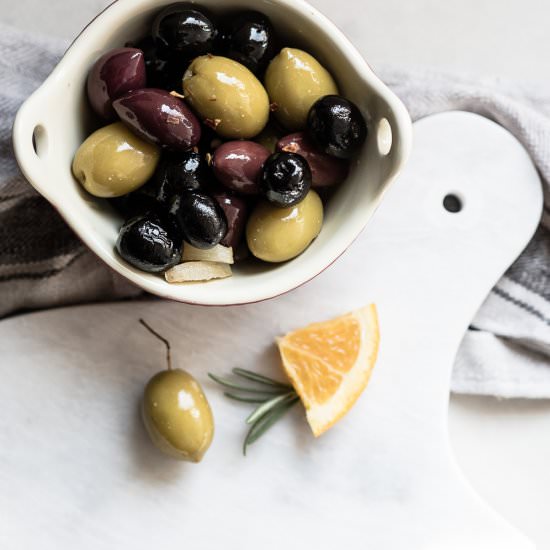 Homemade Gourmet Olives - Recipe photo by personallyandrea