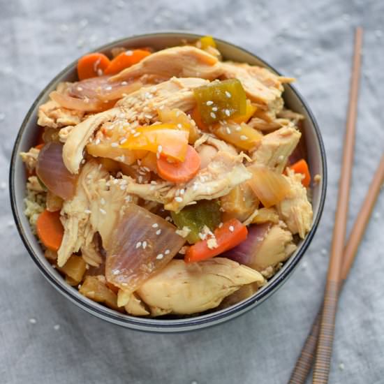 Chicken Teriyaki Quinoa Bowls - Recipe photo by projectmealplan