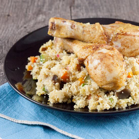 Couscous with Veggies and Chicken - Recipe photo by ohmydish