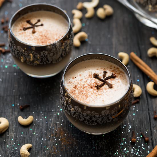Vegan Holiday Nog - Recipe photo by Vegan Yack Attack