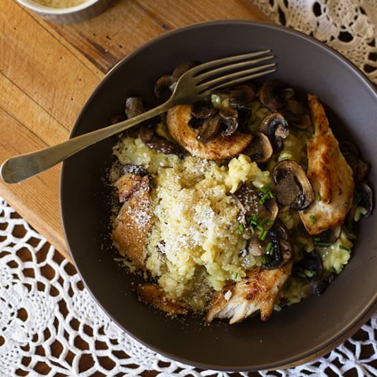 Lemon Risotto with Chicken - Recipe photo by Aninas Recipes