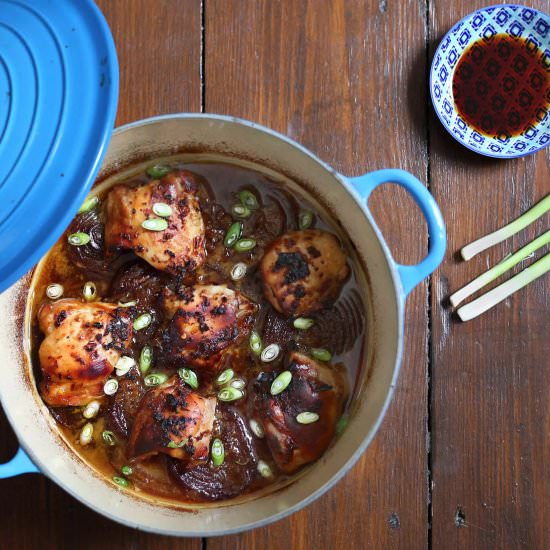 Sticky Chinese Chicken Thighs - Recipe photo by emmaeatsandexplores