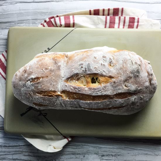 Cheddar Olive Bread - Recipe photo by kelliericecakes