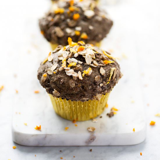 Texas-Size Buckwheat Banana Muffins - Recipe photo by foodsmartmom