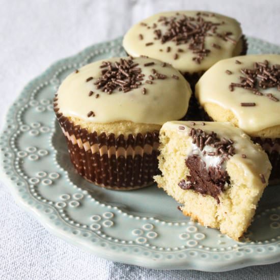 Nutella Filled Cupcakes - Recipe photo by JayofBaking