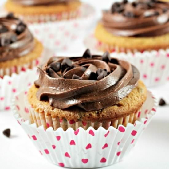 Peanut Butter Cupcake - Recipe photo by mindyscookingobsession