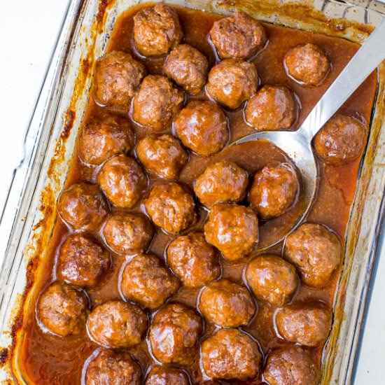 Party-Ready Beer BBQ Meatballs - Recipe photo by Shineshka