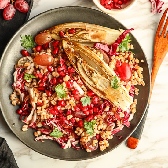 Farro Salad - Recipe photo by the food blog