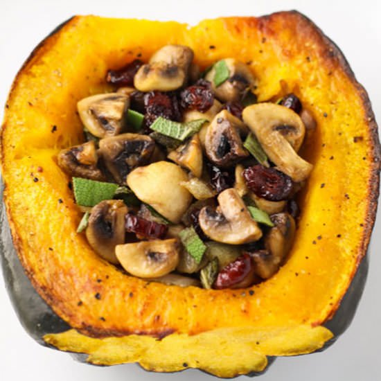 Roasted Acorn Squash Stuffed - Recipe photo by Tastefulventure