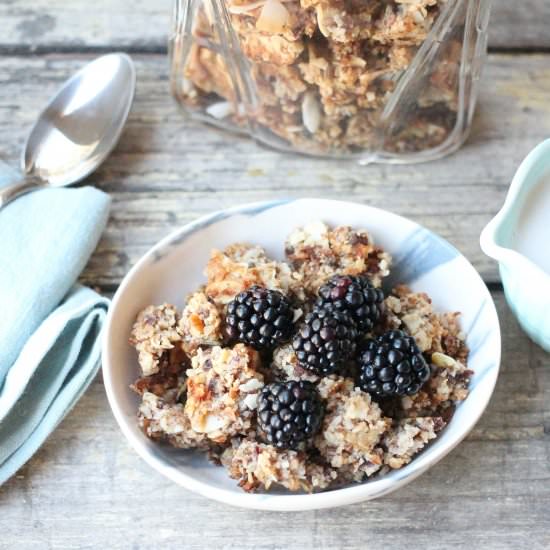 Crunchy Paleo Granola - Recipe photo by nourishmemum