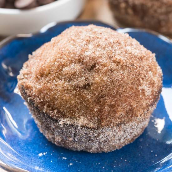 Pumpkin Doughnut Muffins - Recipe photo by crazyforcrust