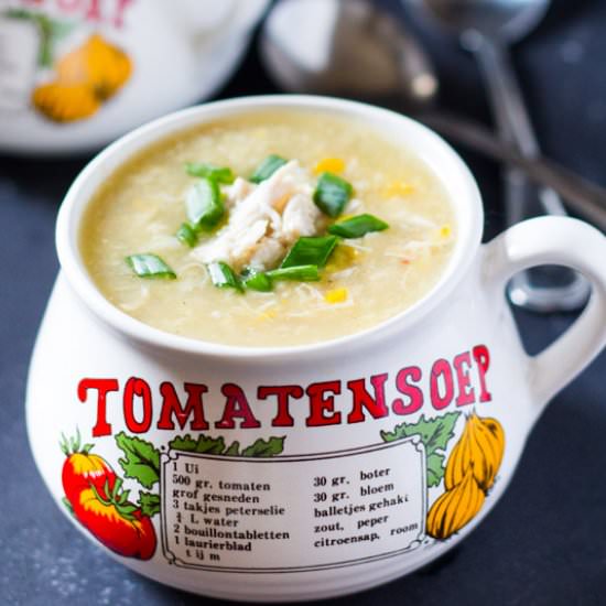 Chicken Corn Soup - Recipe photo by ikneadtoeat