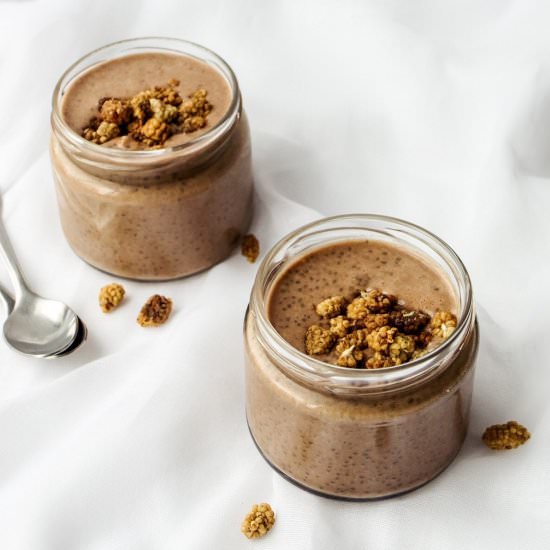 Creamy Chocolate Chia Pudding - Recipe photo by Healthy Happened