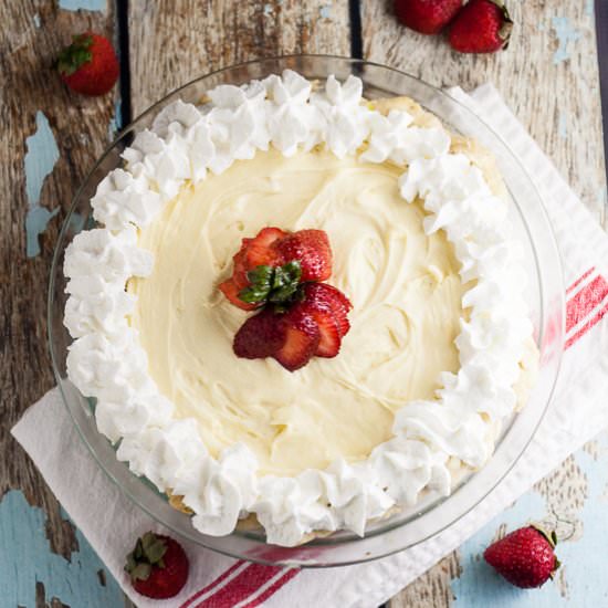 White Chocolate Silk Pie - Recipe photo by thegraciouswife