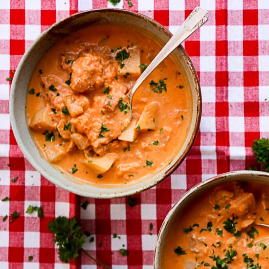 Salmon Chowder - Recipe photo by the food blog