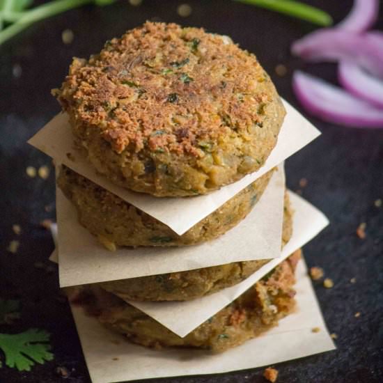 Falafel – Shallow Fry Method - Recipe photo by Palaharam