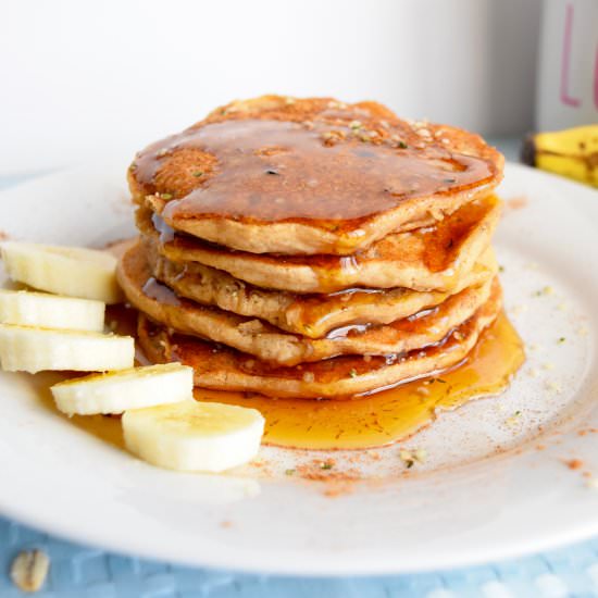 Banana Pancakes - Recipe photo by earthpoweredfamily