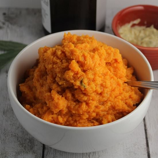 Sweet Potatoes & Cumin Sage Butter - Recipe photo by Cooking Chat