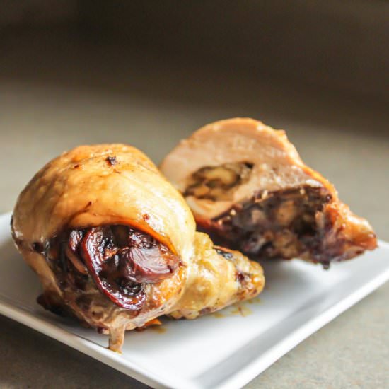 Mushroom Stuffed Chicken Breasts - Recipe photo by Lisa G Cooks