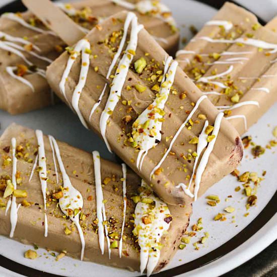 Spiced Chai Tea Latte Popsicles - Recipe photo by Jessica Gavin