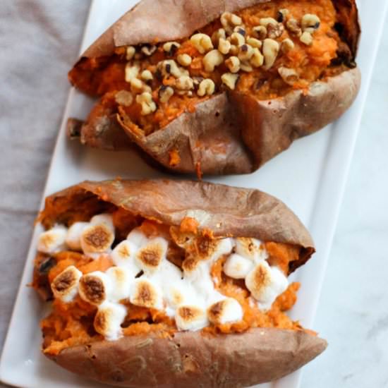 Twice Baked Sweet Potatoes - Recipe photo by theculinarycompass