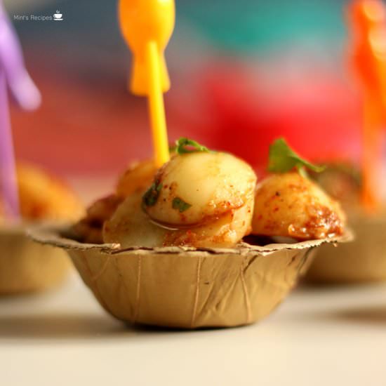 Aloo Chaat - Recipe photo by Mintsrecipes