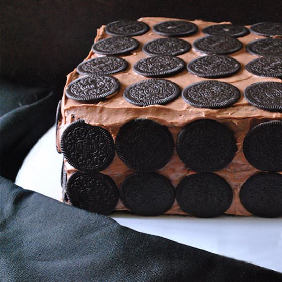 Double Chocolate Oreo Cookie Cake - Recipe photo by GarlicGirl