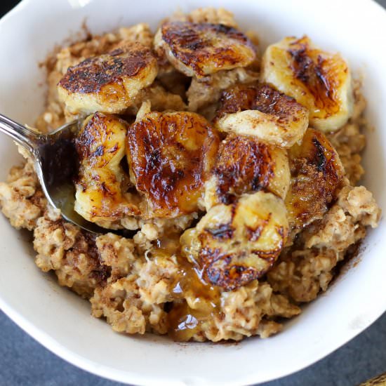 Bananas Foster Oatmeal - Recipe photo by katerinaseigel