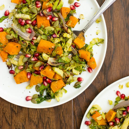 Roasted Butternut Squash Salad - Recipe photo by nourishedbynutrition