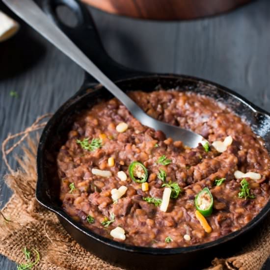 Homemade Refried Beans - Recipe photo by currytrail