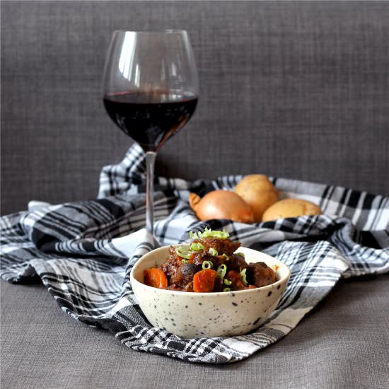 Classic Beef Bourguignon - Recipe photo by Cake and Whisky