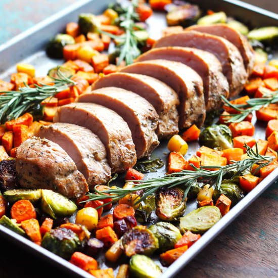 One Pan Fall Pork Tenderloin - Recipe photo by jordansward